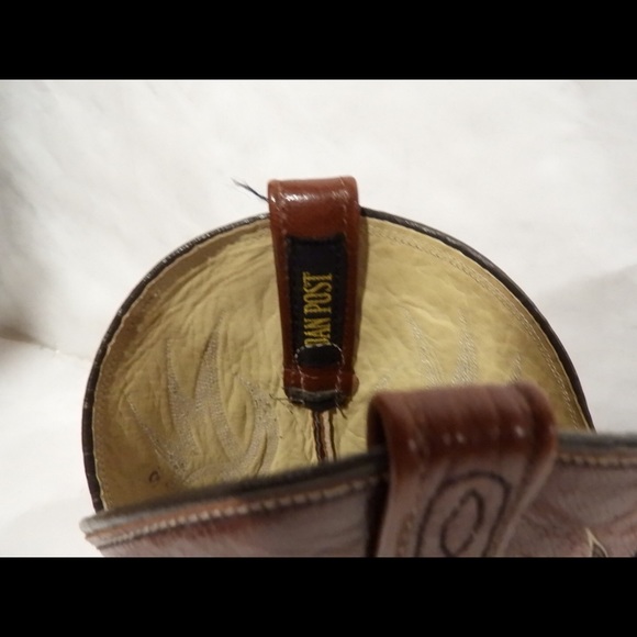 Dan Post (6981) Cow Boy Boots  Leather Made In Usa - Picture 4 of 7
